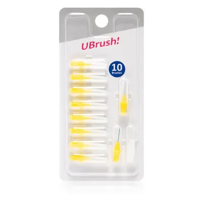 Herbadent UBrush! náhradní mezizubní kartáčky 0,6 mm Yellow 10 ks