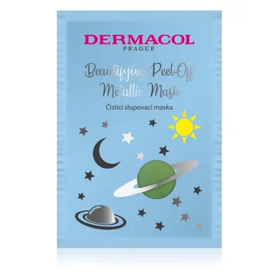 Dermacol Beautifying Peel-Off Metallic Mask slupovací maska pro hloubkové čištění 15 ml