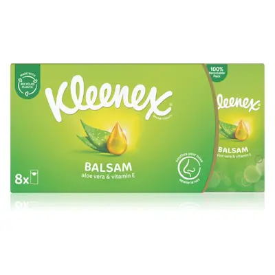 Kleenex Balsam BalmCare papírové kapesníky 8x9 ks