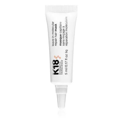 K18 Molecular Repair Hair Mask bezoplachová vlasová péče 5 ml