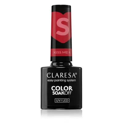 Claresa SoakOff UV/LED Color Kiss Me gelový lak na nehty odstín 4 5 g