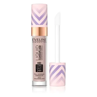 Eveline Cosmetics Liquid Camouflage voděodolný korektor s kyselinou hyaluronovou odstín 04 Light