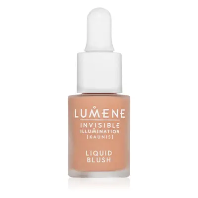 Lumene Invisible Illumination tekutá tvářenka pro rozjasnění pleti odstín Pink Blossom 15 ml