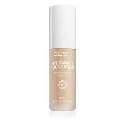 Gosh Hydramatt lehký hydratační make-up s matným efektem odstín 008R Medium 30 ml