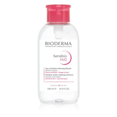 Bioderma Sensibio H2O micelární voda pro citlivou pleť s dávkovačem 500 ml