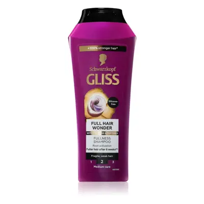 Schwarzkopf Gliss Full Hair Wonder regenerační šampon pro oslabené vlasy 250 ml