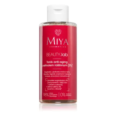 MIYA Cosmetics BEAUTY.lab pleťové tonikum redukující projevy stárnutí 150 ml