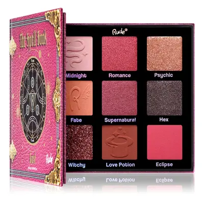 Rude Cosmetics The Spell Book paletka očních stínů odstín Lust 10.8 g