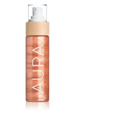 COCOSOLIS AURA Peptide Shimmer Spray hydratační sprej se třpytkami s vůní Raspberry 100 ml