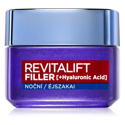 L’Oréal Paris Revitalift Filler vyplňující noční krém proti stárnutí 50 ml