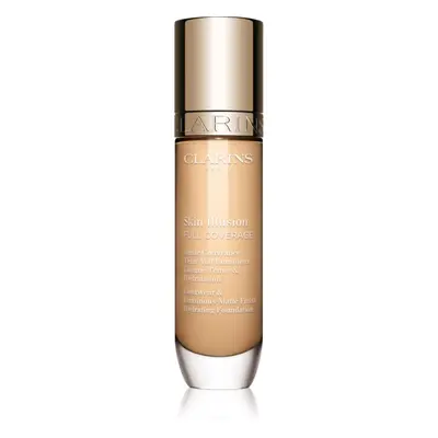 Clarins Skin Illusion Hydrating Foundation vysoce krycí make-up odstín 101W 30 ml