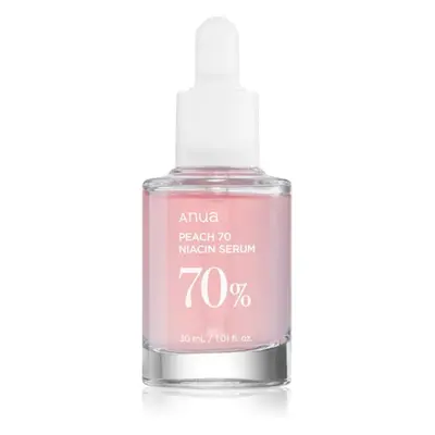 Anua Peach 70% Niacin Serum rozjasňující hydratační sérum na rozšířené póry a vrásky 30 ml