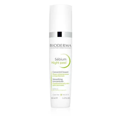 Bioderma Sébium Night Peel vyhlazující exfoliační sérum proti nedokonalostem pleti 40 ml