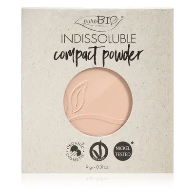 puroBIO Cosmetics Indissouble kompaktní pudr náhradní náplň odstín 01 9 g