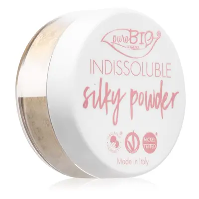 puroBIO Cosmetics Indissouble matující sypký pudr odstín 03 Yellowish 8 g