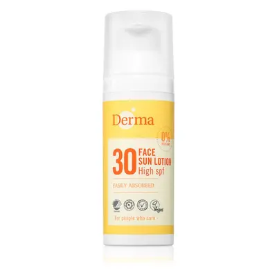 Derma Sun Lotion opalovací mléko na obličej SPF 30 50 ml