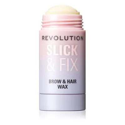 Makeup Revolution Slick & Fix Brow & Hair Stick vosk na vlasy v tyčince 13 g