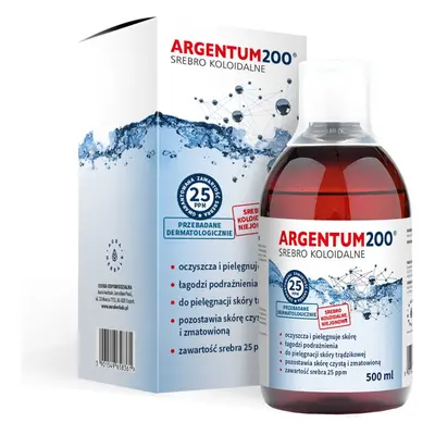 Aura Herbals Argentum 200 Collodial Silver 25 ppm tonikum s koloidním stříbrem 500 ml