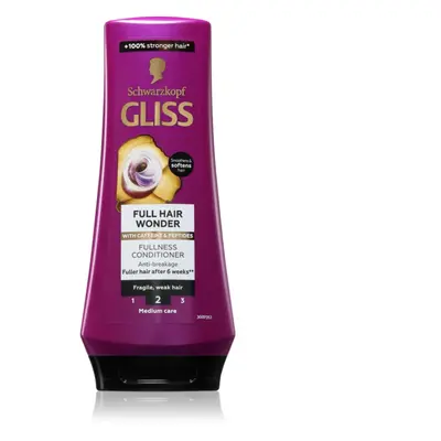 Schwarzkopf Gliss Full Hair Wonder regenerační balzám pro křehké vlasy 200 ml