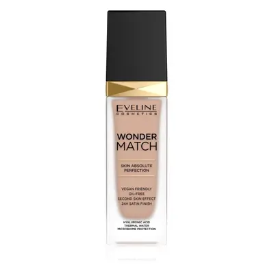 Eveline Cosmetics Wonder Match dlouhotrvající tekutý make-up s kyselinou hyaluronovou odstín 15 