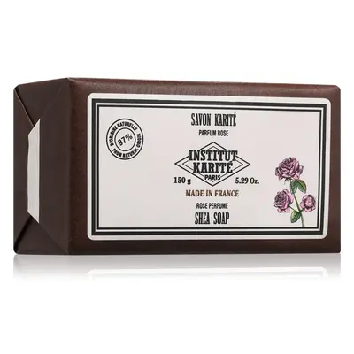 Institut Karité Paris Rose Shea Soap tuhé mýdlo s bambuckým máslem 150 g