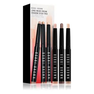 Bobbi Brown Long-Wear Cream Shadow Stick Trio dárková sada na oči