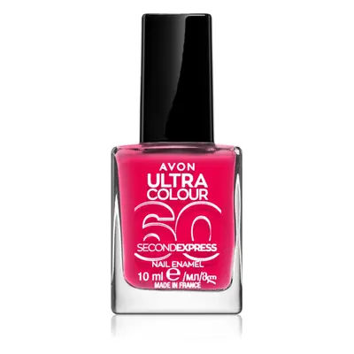 Avon Ultra Colour 60 Second Express rychleschnoucí lak na nehty odstín Fun N Fuchsia 10 ml