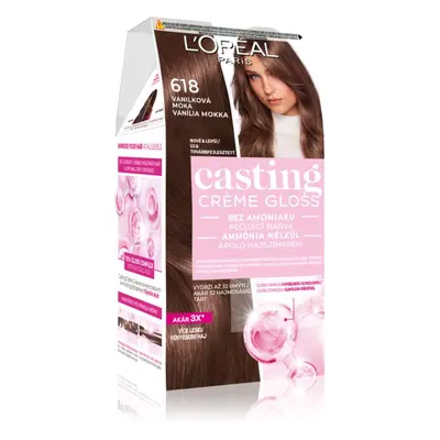 L’Oréal Paris Casting Creme Gloss barva na vlasy odstín 618 Vanilla Mocha 1 ks