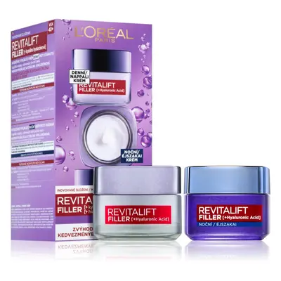 L’Oréal Paris Revitalift Filler denní a noční krém proti vráskám s kyselinou hyaluronovou