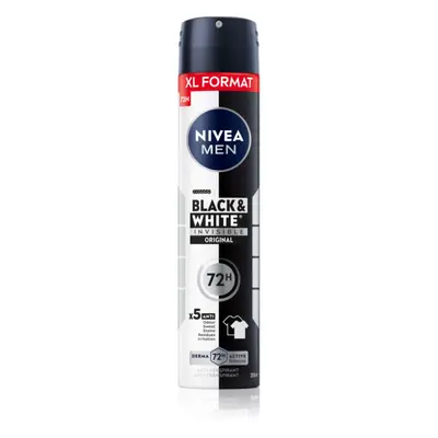 Nivea Men Black & White Invisible Original antiperspirant ve spreji pro muže 200 ml