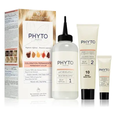 Phyto Color barva na vlasy bez amoniaku odstín 10 Extra Light Blonde 1 ks