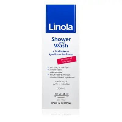 Linola Shower and Wash hypoalergenní sprchový gel 300 ml