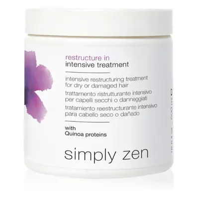 Simply Zen Restructure In intenzivní péče pro suché a poškozené vlasy 500 ml