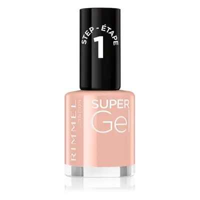 Rimmel Super Gel gelový lak na nehty bez užití UV/LED lampy odstín 008 Girl Group Blush 12 ml