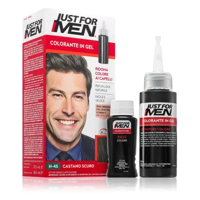 Just for Men Color Kit tónovací barva na vlasy pro muže H-45 Dark Brown 1 ks