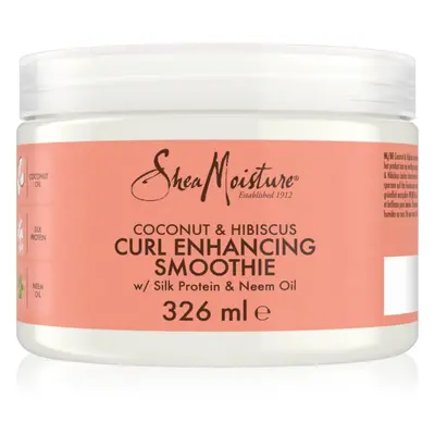 Shea Moisture Coconut & Hibiscus bezoplachový krém pro kudrnaté vlasy 355 g