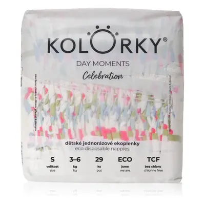 Kolorky DAY Moments Celebration jednorázové EKO pleny Size S 3-6 kg 29 ks