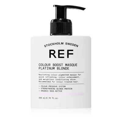 REF Colour Boost Masque jemná vyživující maska bez permanentních barevných pigmentů PLATINUM BLO