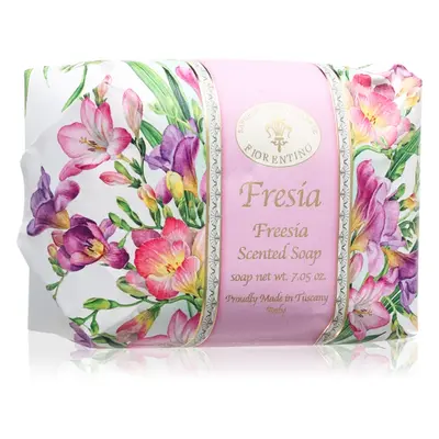 Saponificio Artigianale Fiorentino Freesia Scented Soap přírodní tuhé mýdlo 200 g