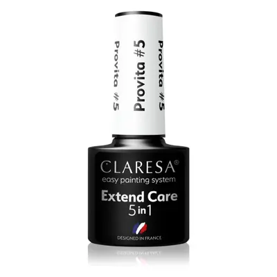 Claresa Extend Care 5 in 1 Provita podkladový lak pro gelové nehty s regeneračním účinkem odstín