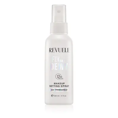 Revuele Makeup Setting Spray Fix And Dewy fixační sprej na make-up pro rozjasnění pleti 120 ml