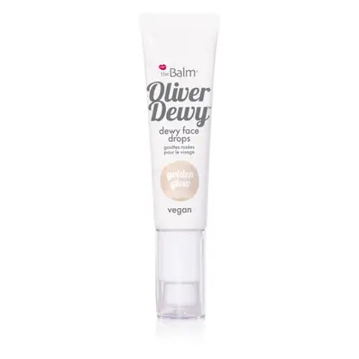 theBalm Oliver Dewy Face Drops tekutý rozjasňovač odstín Golden Glow 28 ml