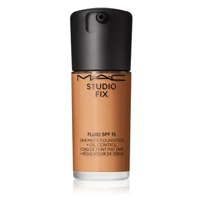 MAC Cosmetics Studio Fix Fluid SPF 15 24HR Matte Foundation + Oil Control matující make-up SPF 1