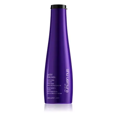 Shu Uemura Yūbi Blonde fialový šampon neutralizující žluté tóny 300 ml