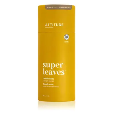 Attitude Super Leaves Lemon Leaves tuhý deodorant bez obsahu hliníkových solí 85 g