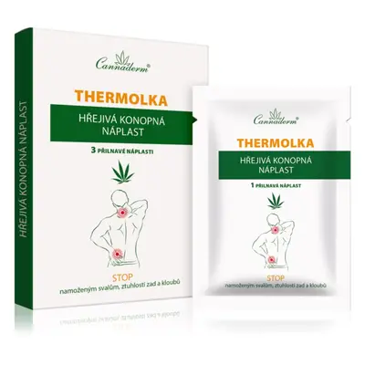 Cannaderm Thermolka hřejivá náplast 3 ks