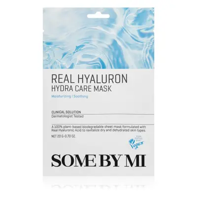 Some By Mi Clinical Solution Hyaluron Hydra Care Mask hydratační plátýnková maska se zklidňující