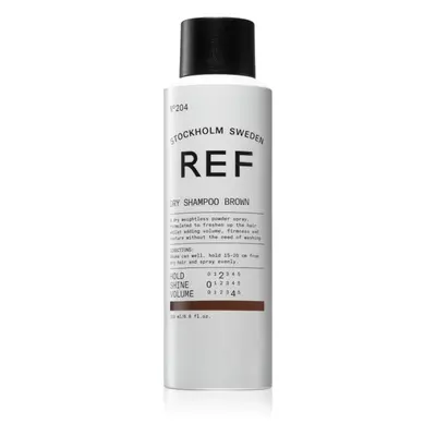 REF Dry Shampoo Brown suchý šampon pro tmavé vlasy 200 ml