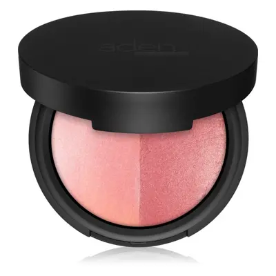 Aden Cosmetics Terracotta Baked Blusher Duo pudrová tvářenka odstín 01 7 g