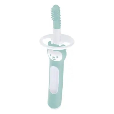 MAM Massaging Brush zubní kartáček pro děti 3m+ Turquoise 1 ks